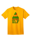 Festive Christmas Ensemble: Brother Elf Adult T-Shirt with Coordinated Design-Mens T-shirts-TooLoud-Gold-Small-Davson Sales