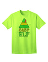 Festive Christmas Ensemble: Elf Family - Baby Elf Adult T-Shirt by TooLoud-Mens T-shirts-TooLoud-Neon-Green-Small-Davson Sales