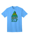 Festive Christmas Ensemble: Elf Family - Baby Elf Adult T-Shirt by TooLoud-Mens T-shirts-TooLoud-Aquatic-Blue-Small-Davson Sales