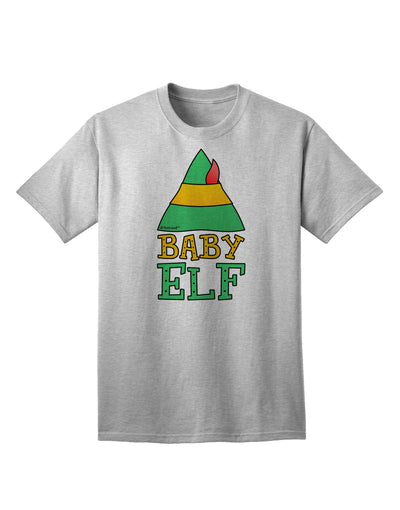 Festive Christmas Ensemble: Elf Family - Baby Elf Adult T-Shirt by TooLoud-Mens T-shirts-TooLoud-AshGray-Small-Davson Sales