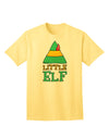 Festive Christmas Ensemble: Elf Family - Little Elf Adult T-Shirt by TooLoud-Mens T-shirts-TooLoud-Yellow-Small-Davson Sales