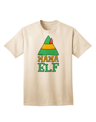 Festive Christmas Ensemble: Mama Elf Adult T-Shirt for Elf Family-Mens T-shirts-TooLoud-Natural-Small-Davson Sales