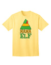 Festive Christmas Ensemble: Mama Elf Adult T-Shirt for Elf Family-Mens T-shirts-TooLoud-Yellow-Small-Davson Sales