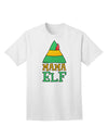 Festive Christmas Ensemble: Mama Elf Adult T-Shirt for Elf Family-Mens T-shirts-TooLoud-White-Small-Davson Sales