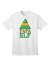 Festive Christmas Ensemble: Papa Elf Adult T-Shirt - Perfect for Coordinated Elf Family Looks-Mens T-shirts-TooLoud-White-Small-Davson Sales