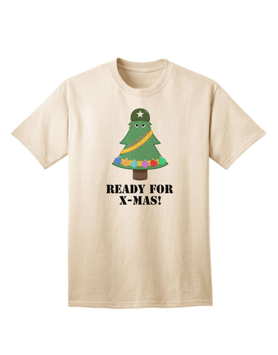 Festive Christmas Tree Adult T-Shirt - Perfect for the Holiday Season-Mens T-shirts-TooLoud-Natural-Small-Davson Sales