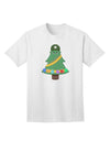 Festive Christmas Tree Embellished Adult T-Shirt-Mens T-shirts-TooLoud-White-Small-Davson Sales