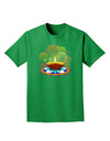 Festive Diya and Rangoli Adult Dark T-Shirt-Mens T-Shirt-TooLoud-Kelly-Green-Small-Davson Sales