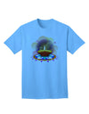 Festive Diya and Rangoli Adult T-Shirt-Mens T-Shirt-TooLoud-Aquatic-Blue-Small-Davson Sales