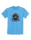 Festive Diya and Rangoli Childrens T-Shirt-Childrens T-Shirt-TooLoud-Aquatic-Blue-X-Small-Davson Sales