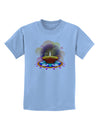 Festive Diya and Rangoli Childrens T-Shirt-Childrens T-Shirt-TooLoud-Light-Blue-X-Small-Davson Sales