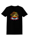 Festive Diya and Rangoli Womens Dark T-Shirt-TooLoud-Black-X-Small-Davson Sales