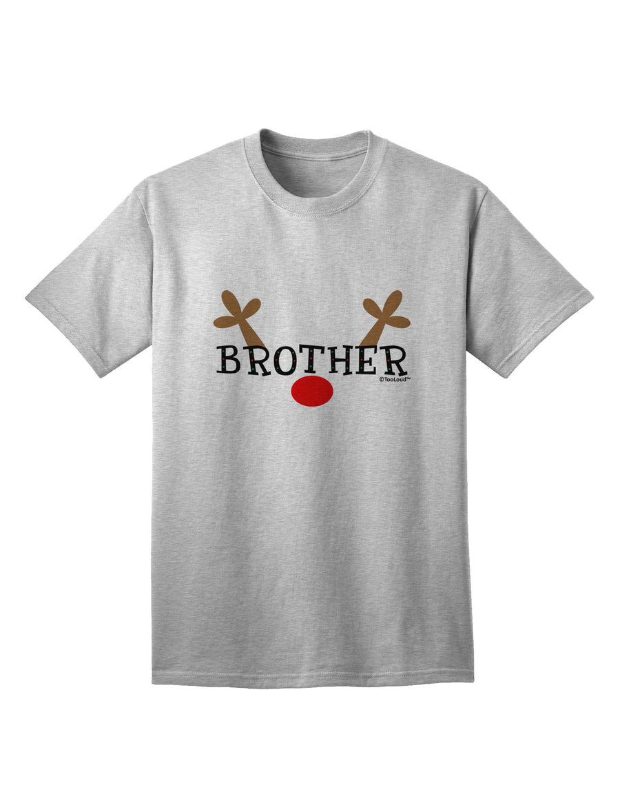 Festive Family Christmas Collection: Reindeer-themed Brother Adult T-Shirt by TooLoud-Mens T-shirts-TooLoud-White-Small-Davson Sales