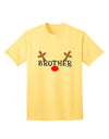 Festive Family Christmas Collection: Reindeer-themed Brother Adult T-Shirt by TooLoud-Mens T-shirts-TooLoud-Yellow-Small-Davson Sales