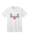 Festive Family Christmas Collection: Reindeer-themed Brother Adult T-Shirt by TooLoud-Mens T-shirts-TooLoud-White-Small-Davson Sales