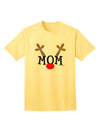 Festive Family Christmas Collection: Reindeer-themed Mom Adult T-Shirt by TooLoud-Mens T-shirts-TooLoud-Yellow-Small-Davson Sales
