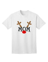 Festive Family Christmas Collection: Reindeer-themed Mom Adult T-Shirt by TooLoud-Mens T-shirts-TooLoud-White-Small-Davson Sales
