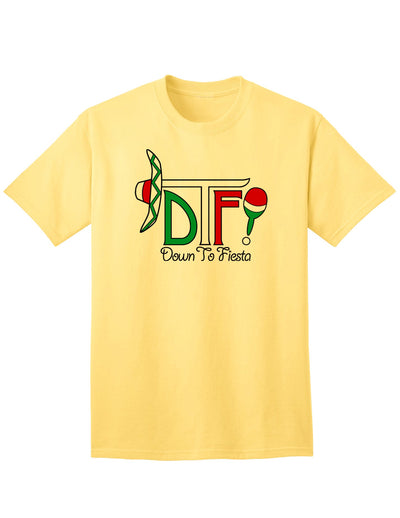 Festive Fiesta Adult T-Shirt for the Discerning Shopper-Mens T-shirts-TooLoud-Yellow-Small-Davson Sales