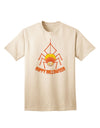 Festive Halloween Adult T-Shirt featuring Adorable Candy Corn Spider-Mens T-shirts-TooLoud-Natural-Small-Davson Sales