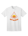 Festive Halloween Adult T-Shirt featuring Adorable Candy Corn Spider-Mens T-shirts-TooLoud-White-Small-Davson Sales