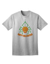 Festive Halloween Adult T-Shirt featuring Adorable Pumpkin Spider-Mens T-shirts-TooLoud-AshGray-Small-Davson Sales