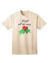 Festive Holly Adult T-Shirt - Embrace the Holiday Spirit-Mens T-shirts-TooLoud-Natural-Small-Davson Sales