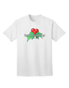 Festive Holly Seasons Greetings Adult T-Shirt by TooLoud-Mens T-shirts-TooLoud-White-Small-Davson Sales