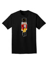 Festive Nutcracker - No Text Adult Dark T-Shirt-Mens T-Shirt-TooLoud-Black-Small-Davson Sales