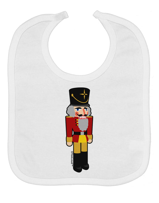 Festive Nutcracker - No Text Baby Bib by