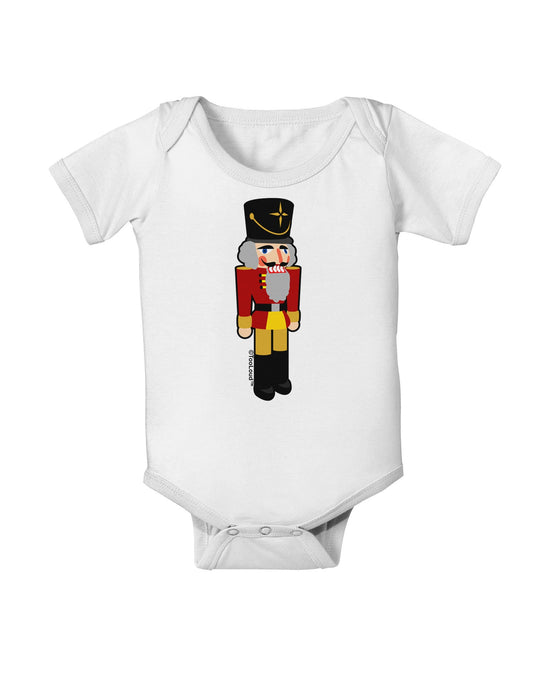 Festive Nutcracker - No Text Baby Romper Bodysuit by-Baby Romper-TooLoud-White-06-Months-Davson Sales