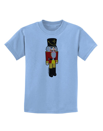 Festive Nutcracker - No Text Childrens T-Shirt-Childrens T-Shirt-TooLoud-Light-Blue-X-Small-Davson Sales