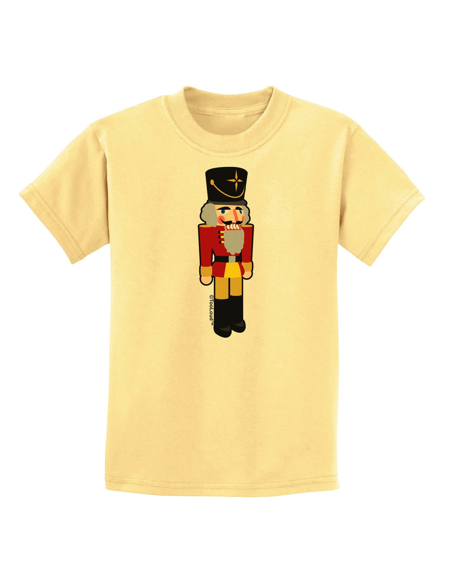 Festive Nutcracker - No Text Childrens T-Shirt-Childrens T-Shirt-TooLoud-Daffodil-Yellow-X-Small-Davson Sales