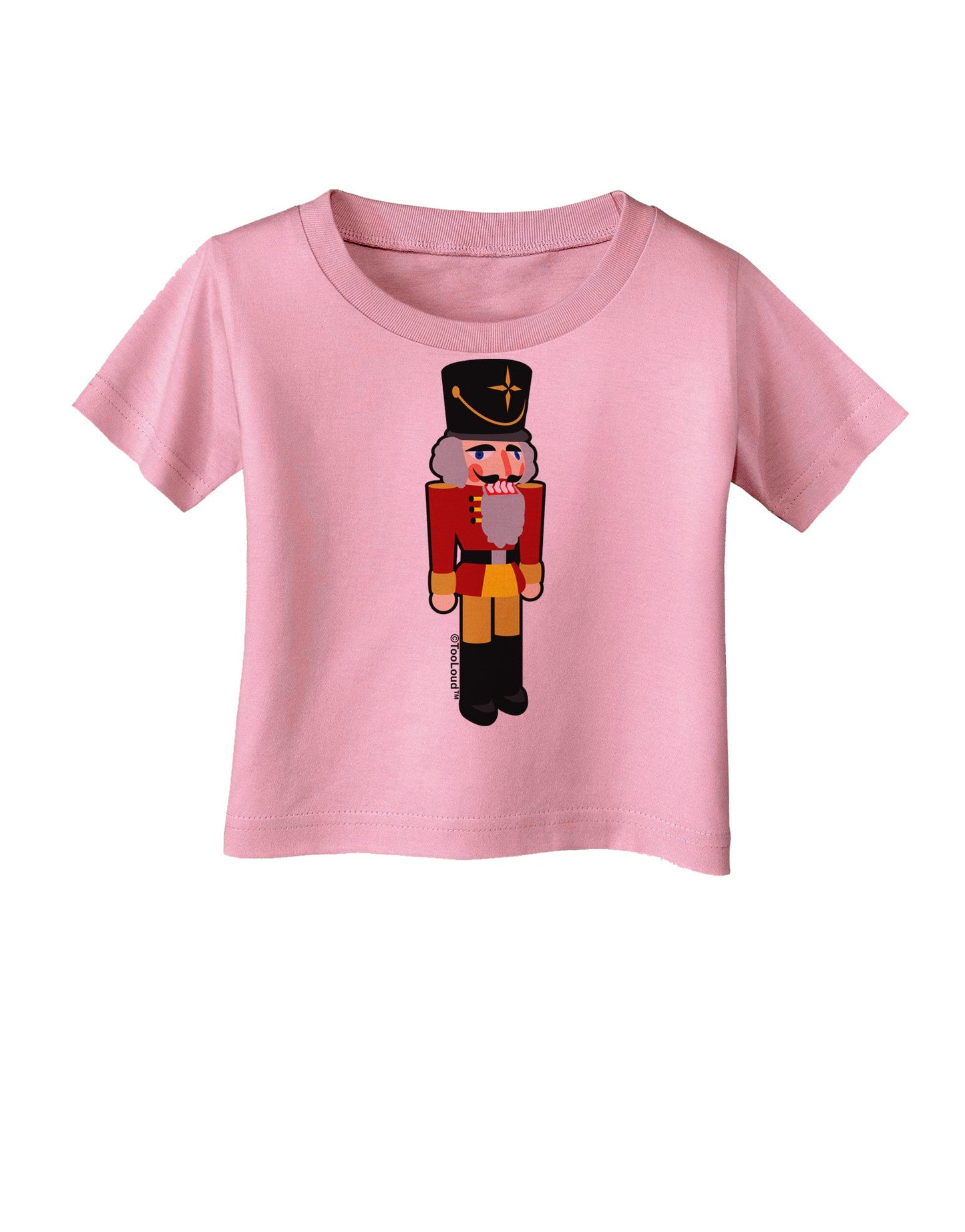 Festive Nutcracker - No Text Infant T-Shirt-Infant T-Shirt-TooLoud-Candy-Pink-06-Months-Davson Sales