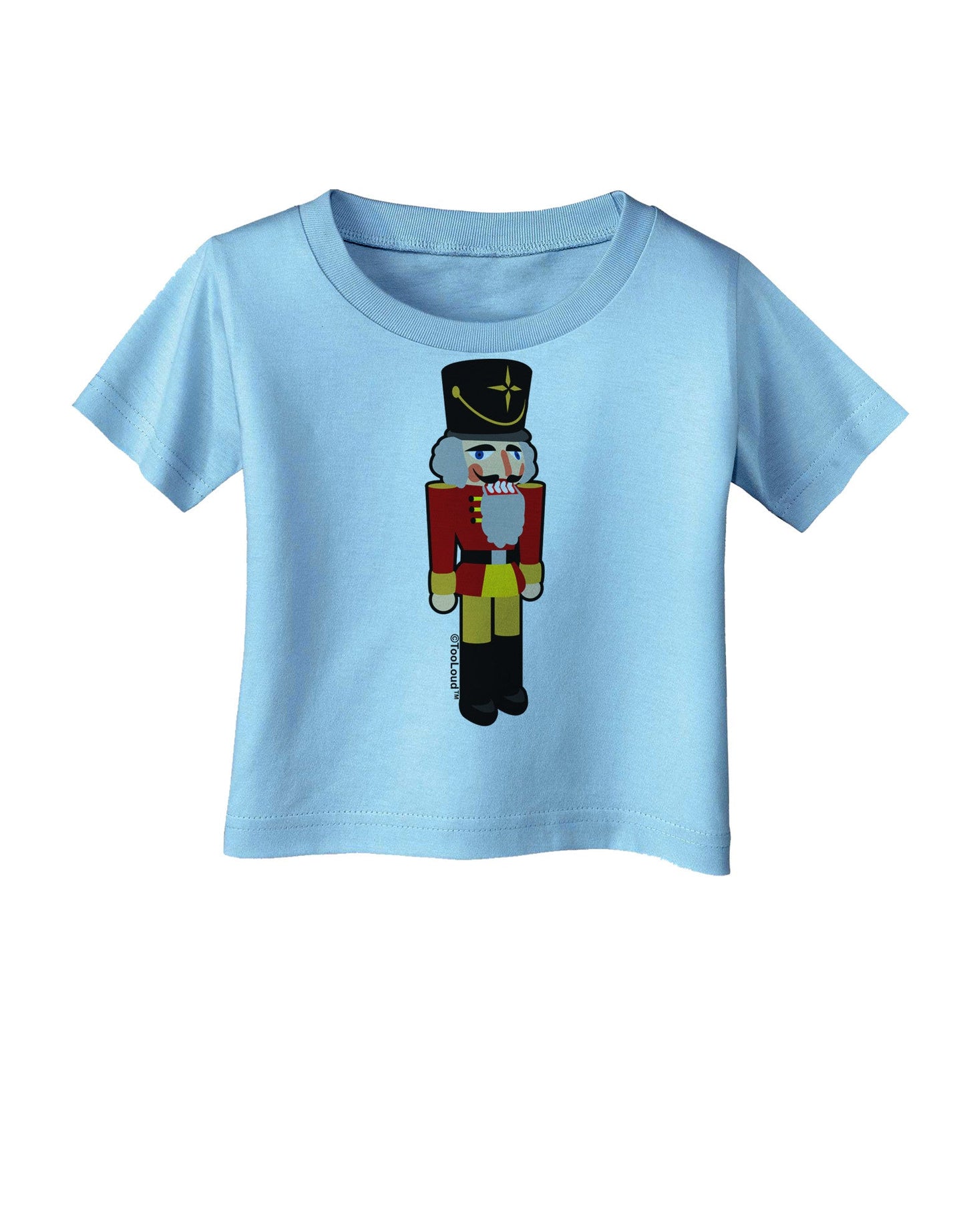 Festive Nutcracker - No Text Infant T-Shirt-Infant T-Shirt-TooLoud-Aquatic-Blue-06-Months-Davson Sales