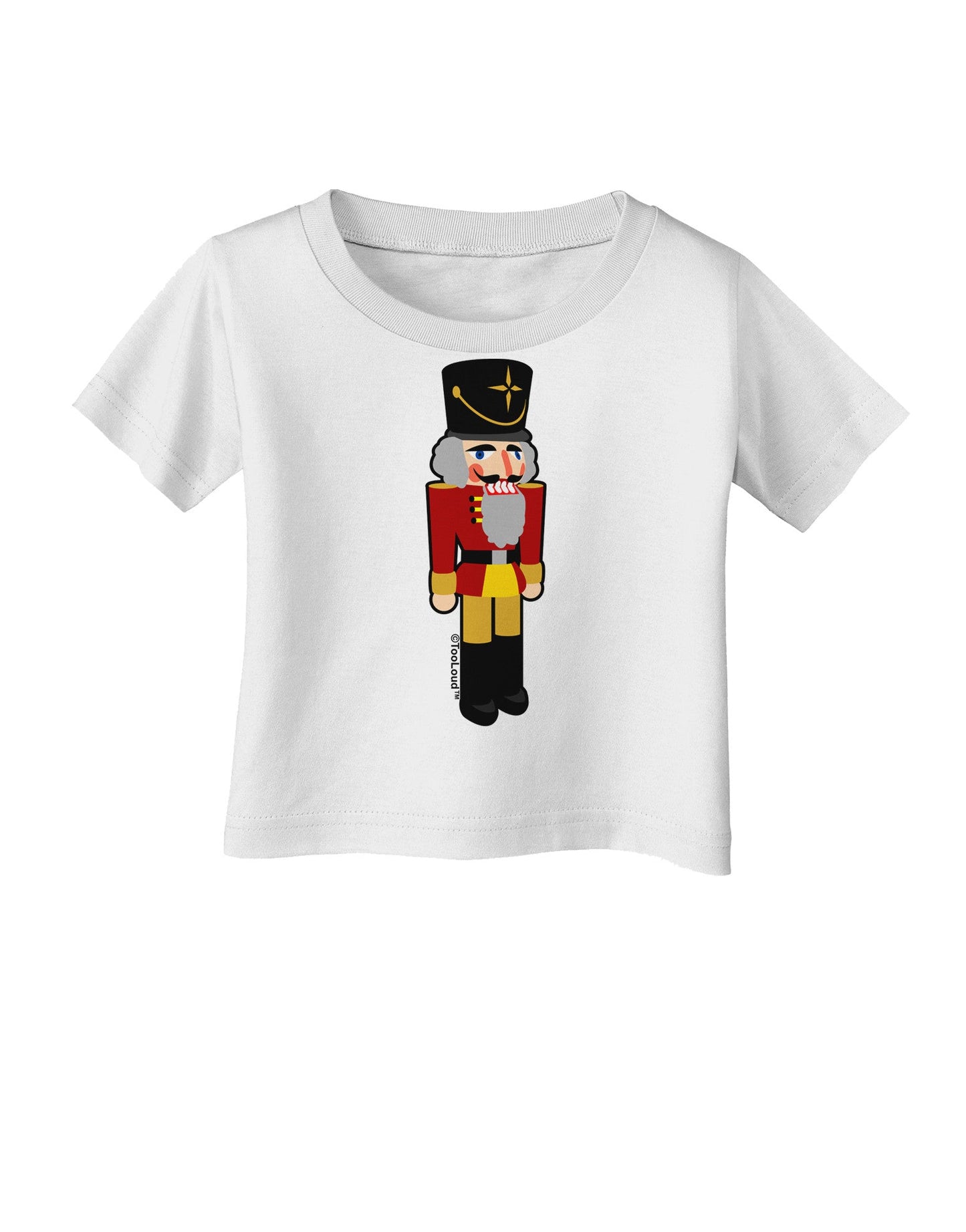 Festive Nutcracker - No Text Infant T-Shirt-Infant T-Shirt-TooLoud-White-06-Months-Davson Sales