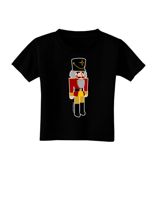 Festive Nutcracker - No Text Toddler T-Shirt Dark by-Toddler T-Shirt-TooLoud-Black-2T-Davson Sales