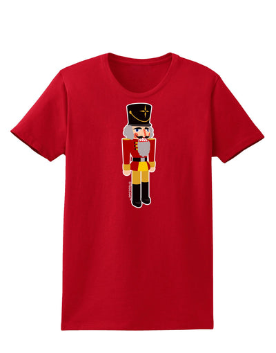 Festive Nutcracker - No Text Womens Dark T-Shirt-TooLoud-Red-X-Small-Davson Sales