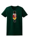 Festive Nutcracker - No Text Womens Dark T-Shirt-TooLoud-Forest-Green-Small-Davson Sales