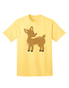 Festive Rudolph the Reindeer - Christmas Adult T-Shirt by TooLoud-Mens T-shirts-TooLoud-Yellow-Small-Davson Sales