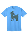 Festive Rudolph the Reindeer - Christmas Adult T-Shirt by TooLoud-Mens T-shirts-TooLoud-Aquatic-Blue-Small-Davson Sales