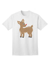 Festive Rudolph the Reindeer - Christmas Adult T-Shirt by TooLoud-Mens T-shirts-TooLoud-White-Small-Davson Sales