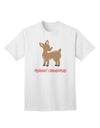 Festive Rudolph the Reindeer - Merry Christmas Adult T-Shirt by TooLoud-Mens T-shirts-TooLoud-White-Small-Davson Sales