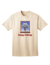 Festive Season Adult T-Shirt - Frosty Window Design-Mens T-shirts-TooLoud-Natural-Small-Davson Sales