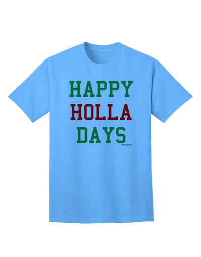 Festive Season Delight: Red and Green Adult T-Shirt by TooLoud-Mens T-shirts-TooLoud-Aquatic-Blue-Small-Davson Sales