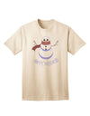 Festive Snowman Adult T-Shirt for Joyful Holiday Celebrations-Mens T-shirts-TooLoud-Natural-Small-Davson Sales