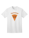 Festive Thanksgiving Adult T-Shirt - Adorable Pie Slice Design-Mens T-shirts-TooLoud-White-Small-Davson Sales