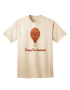 Festive Thanksgiving Adult T-Shirt featuring Adorable Turkey Leg-Mens T-shirts-TooLoud-Natural-Small-Davson Sales