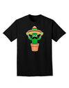 Fiesta Cactus Adult Dark T-Shirt-Mens T-Shirt-TooLoud-Black-Small-Davson Sales