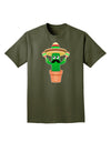 Fiesta Cactus Adult Dark T-Shirt-Mens T-Shirt-TooLoud-Military-Green-Small-Davson Sales