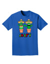 Fiesta Cactus Couple Amor Adult Dark T-Shirt-Mens T-Shirt-TooLoud-Royal-Blue-Small-Davson Sales